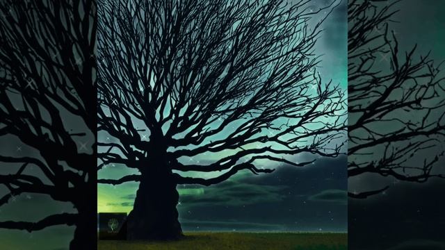 Lingering Loneliness, Calm Relaxing music, Aurora borealis. смотреть онлайн