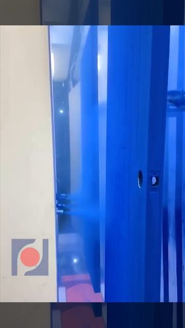 Fire door/Frame door electrostatic powder spraying line смотреть онлайн