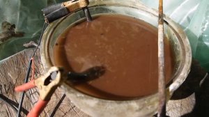 Золото из чёрного шлиха в центре России.