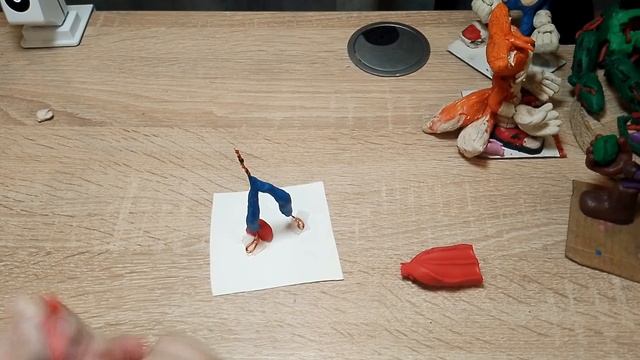 Лепим Соника в кино/Sonic the hegehog made of plasticine смотреть онлайн