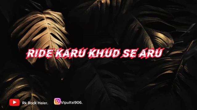 Badnam - Official Rap || Music By (White Mamba) || Rk Rock Haler || Latest Rap 2023