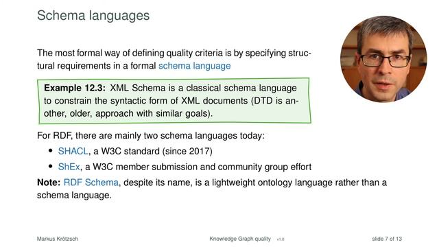 Checking Knowledge Graph Quality