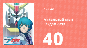 Мобильный воин Гандам Зета 40 серия (аниме-сериал, 1985)