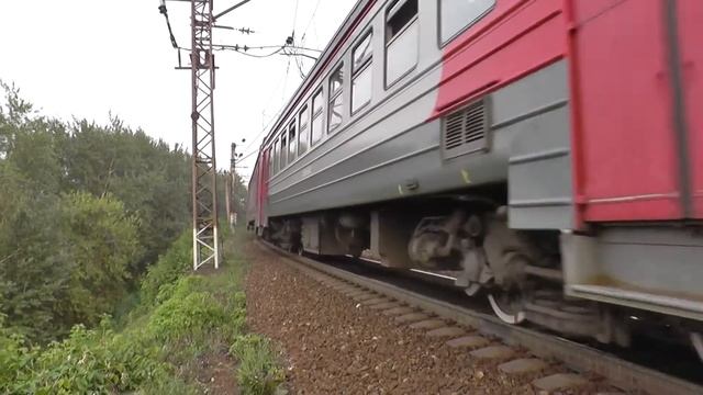 Электропоезд ЭД4М-0033 сообщением Кишерть - Пермь-II смотреть онлайн