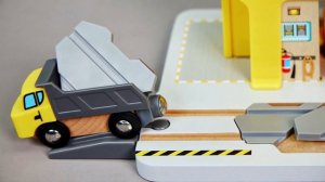 Игровой набор "Железная дорога" Строительный кран