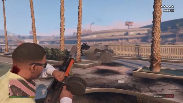 Grand Theft Auto V big explosion police смотреть онлайн