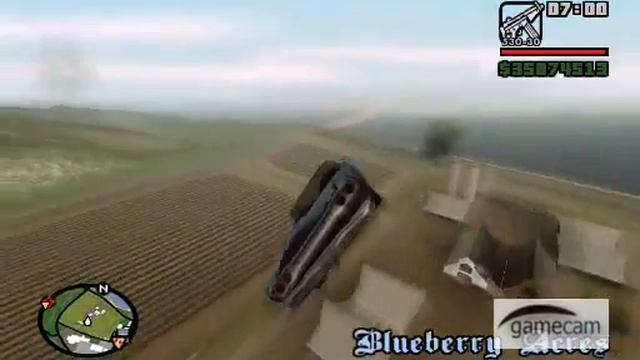 GTA SA-flying car смотреть онлайн