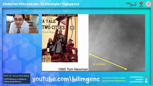 Elektron Mikroskobu ile Deneyler Yapıyoruz | Prof. Dr. Yunus Eren Kalay смотреть онлайн