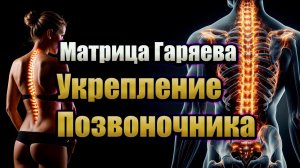 Матрица Гаряева для укрепления позвоночника | Здоровый позвоночник | Восстановление суставов