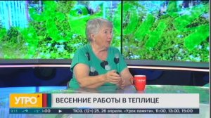 Удачный сезон. Весенние работы в теплице. 22/04/2024. GuberniaTV