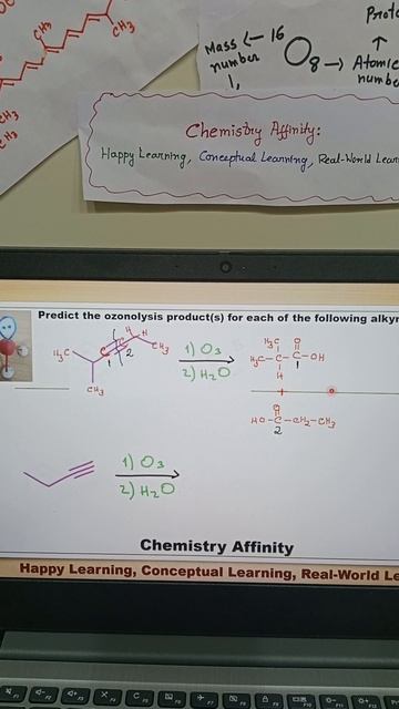 Ozonolysis of Alkyne#ozonolysis #organicchemistry #ketonealdehyde#NEET2023 смотреть онлайн