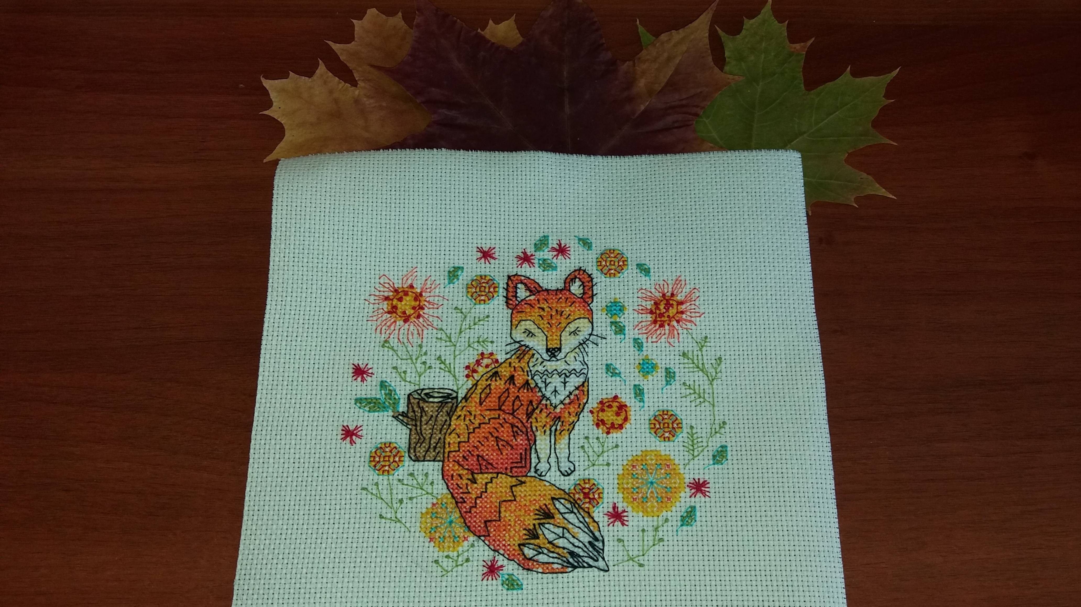 Вышивка Лисичка от Abris Art