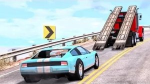 Эпические прыжки на высокой скорости #64 – BeamNG Drive
