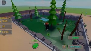 Строим Свой ДиноПарк в игре Dinosaur Park Tycoon в Roblox.