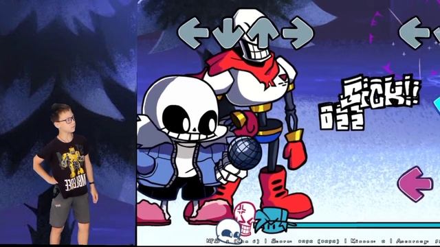 FNF Indie Cross Bonedoggle (Sans And Papyrus In Real Life)