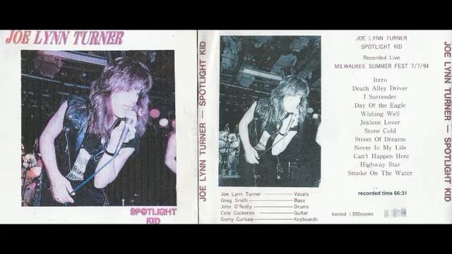 JOE LYNN TURNER live in Milwaukee, 07.07.1994 смотреть онлайн