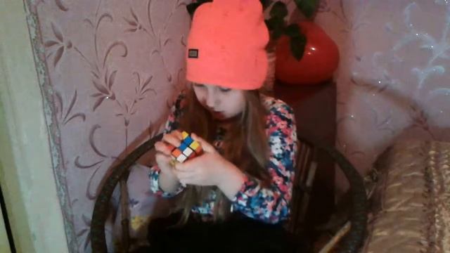 Как быстро собрать 1 сторону кубика Рубика! Турбо Талина!)) смотреть онлайн