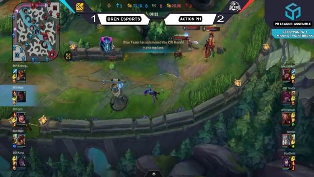 PointBreak League: Assemble - Finals Bren Esports vs. Action PH Game 4 (Full Game) смотреть онлайн