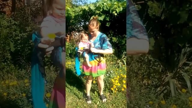 Ергономична раница Aloe Sling | Бебе носене с лице напред на хълбок | hipcarry смотреть онлайн