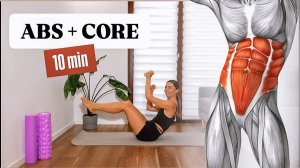 10 MIN ABS and CORE WORKOUT // No Equipment