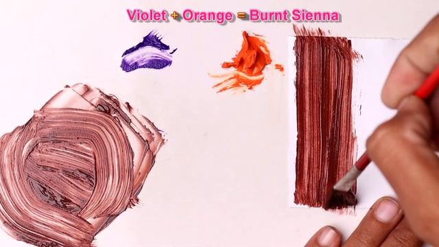 Mixing Orange And Violet - What Color Make Orange And Violet - Mix Acrylic Colors смотреть онлайн