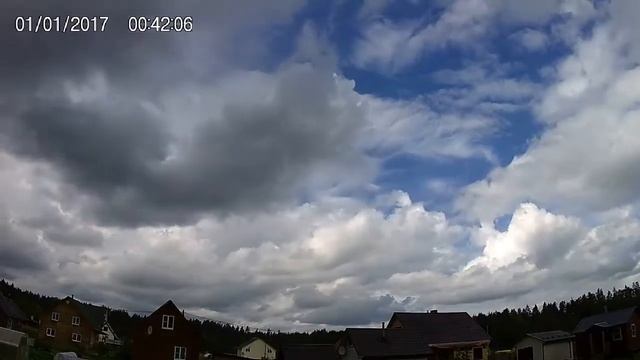 Кучево-дождевая конвекция 8 августа (фрагмент) смотреть онлайн