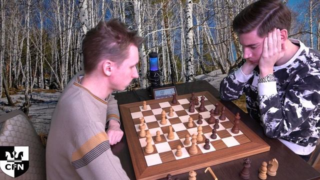 FM Megavolt (2244) vs IM K. Klyukin (2373). Chess Fight Night. CFN. Blitz смотреть онлайн