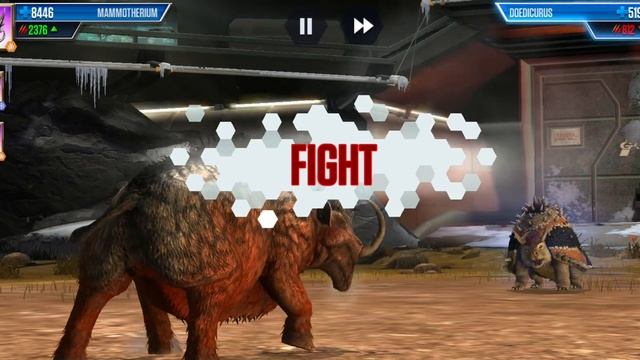 MAMMOTHERIUM VS ELASMOTHERIUM! CENOZOIC VIP BATTLES in Jurassic World The Game смотреть онлайн