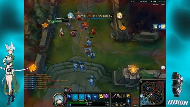 Shino Asada (ALO) in League of Legends смотреть онлайн