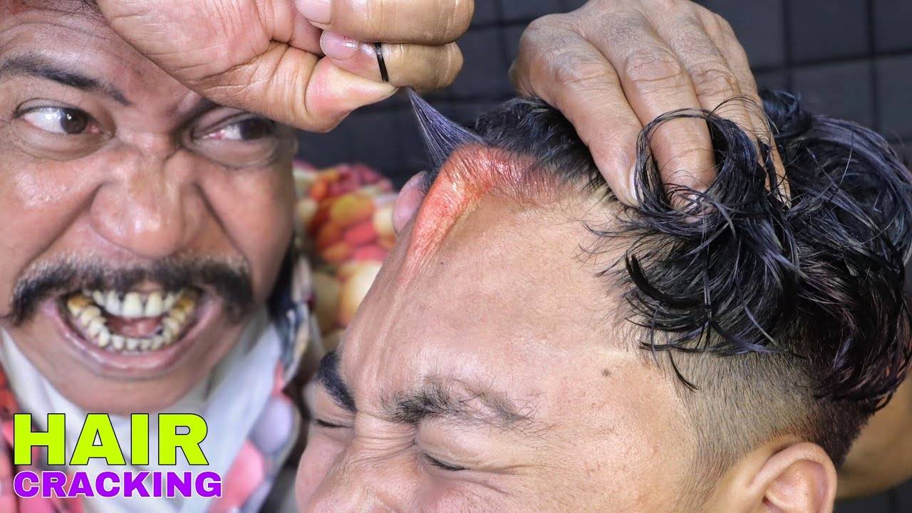 Old School Hair Cracks By Asim ｜ ASMR Head Massage,Neck Cracking,Scalp Scratching,Body Massage ASMR смотреть онлайн