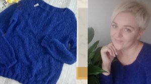 Паутинка из мохера. Как вязала.