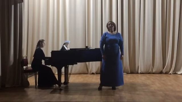 Ершова Татьяна экзамен по концертмейстерскому классу 3 курс