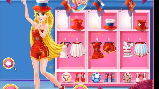 Disney Princesses Euro 2016 France❤ Disney Princess Games❤ Best Kids Games смотреть онлайн