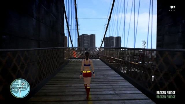 SUPERGIRL VS LOBO - EPIC BATTLE - GTA IV смотреть онлайн