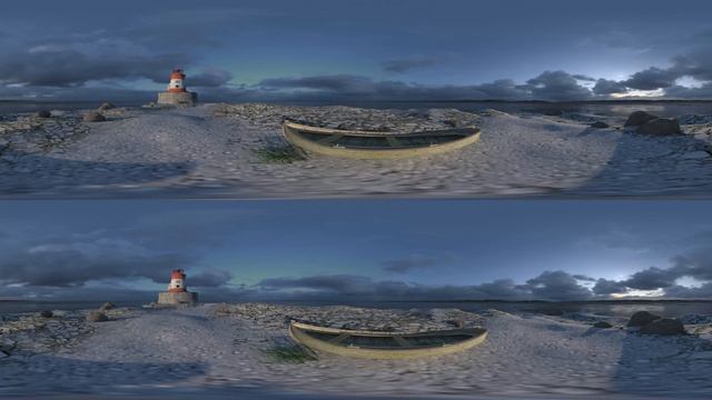 Radeon ProRender - Example VR 360 in Stereo output (lighthouse scene) смотреть онлайн