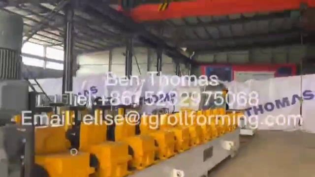 Линия по производству спиральновитых металлических гофрированных труб от завода BEN-THOMAS! смотреть онлайн