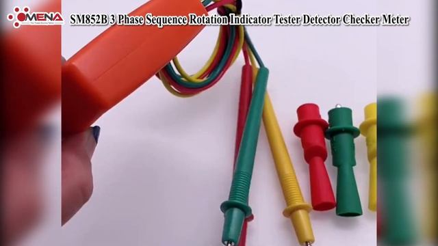 SM852B 3 Phase Sequence Rotation Indicator Tester Detector Checker Meter смотреть онлайн