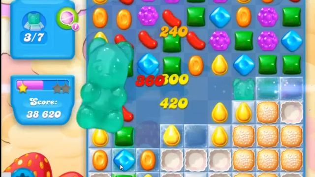 Candy Crush Soda Saga Level 40 NEW No Boosters смотреть онлайн