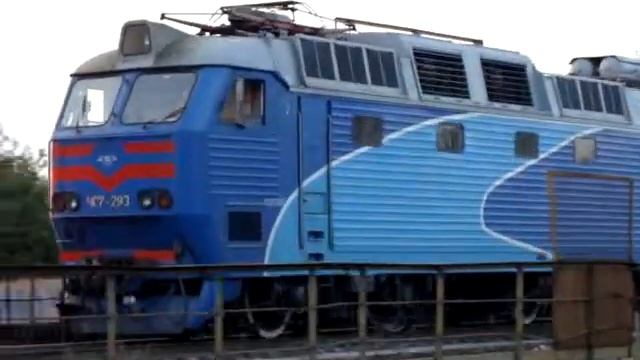 Электровоз ЧС 7 после капремонта. смотреть онлайн