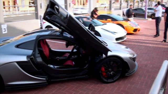 Satin Grey McLaren P1 - Cars & Coffee Dubai смотреть онлайн