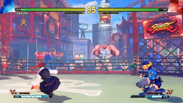 SAKURA VS LUCIA | STREET FIGHTER V ARCADE EDITION смотреть онлайн