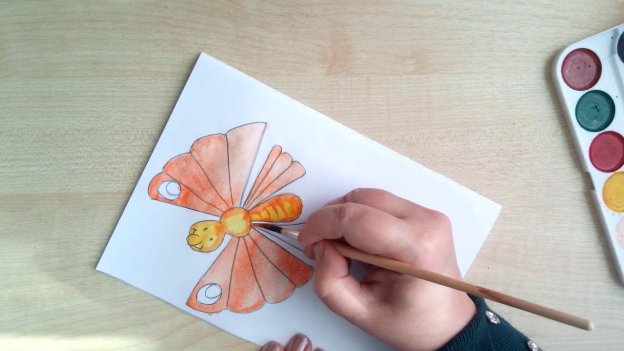 Рисуем с детьми. Бабочка смотреть онлайн