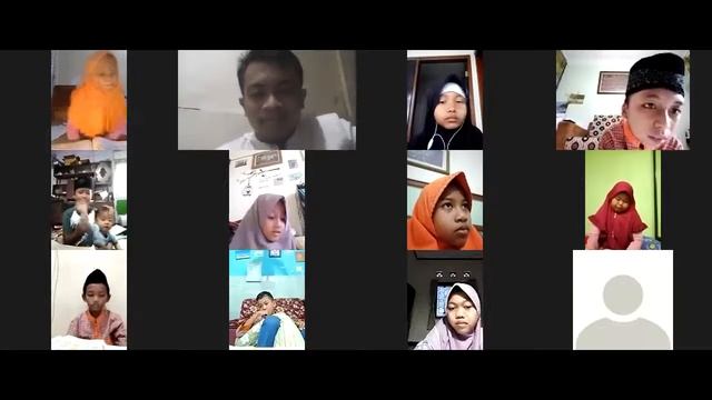 Zoom Meeting Kelas 3B SD NU Sleman Yogyakarta смотреть онлайн