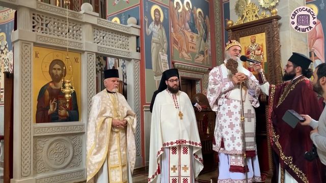 Епископ Давид: Наставимо да се молимо за очување светиње брака и породице - Крстовдан 2022. смотреть онлайн