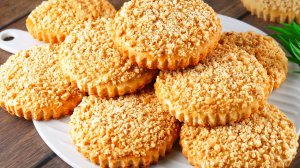 Молочные КОРЖИКИ! Минутное печенье к чаю. Выпечка просто и доступно