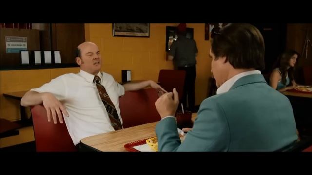 Anchorman 2: Ron Visits Champs Restaurant Scene (HD) смотреть онлайн