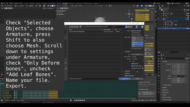 Create a simple humanoid rig character in Blender for use in Unity - Part 3: Rigify animation смотреть онлайн