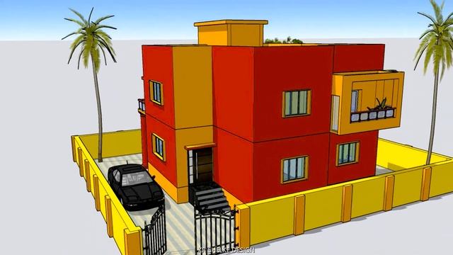 3D Modelling | converting AutoCAD drawing to 3d Animation by SketchUp Pro 2021 смотреть онлайн