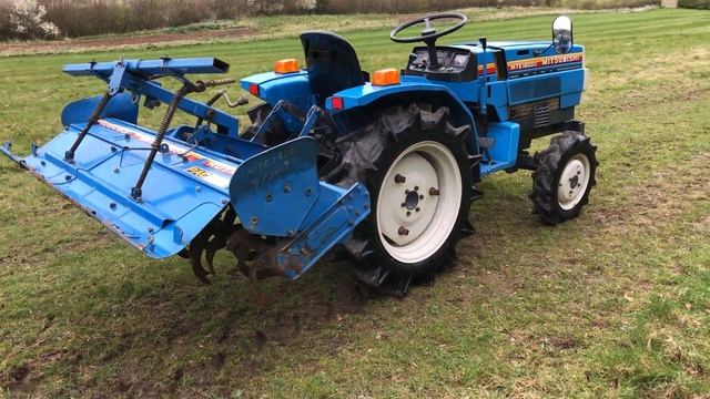 Mitsubishi MTE1800D 4WD Compact Tractor with 4ft Rotavator, 19HP, 1313 hours смотреть онлайн