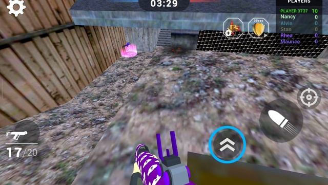 пытаюсь убить всех монстров в игре Nextbots In Backrooms: Shootr